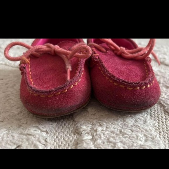 Cole Haan Toddler Girl Pink Loafers - size 4 - Picture 5 of 6